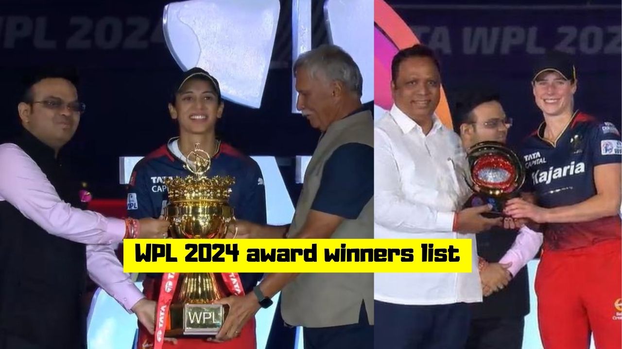 WPL 2024 award winners list