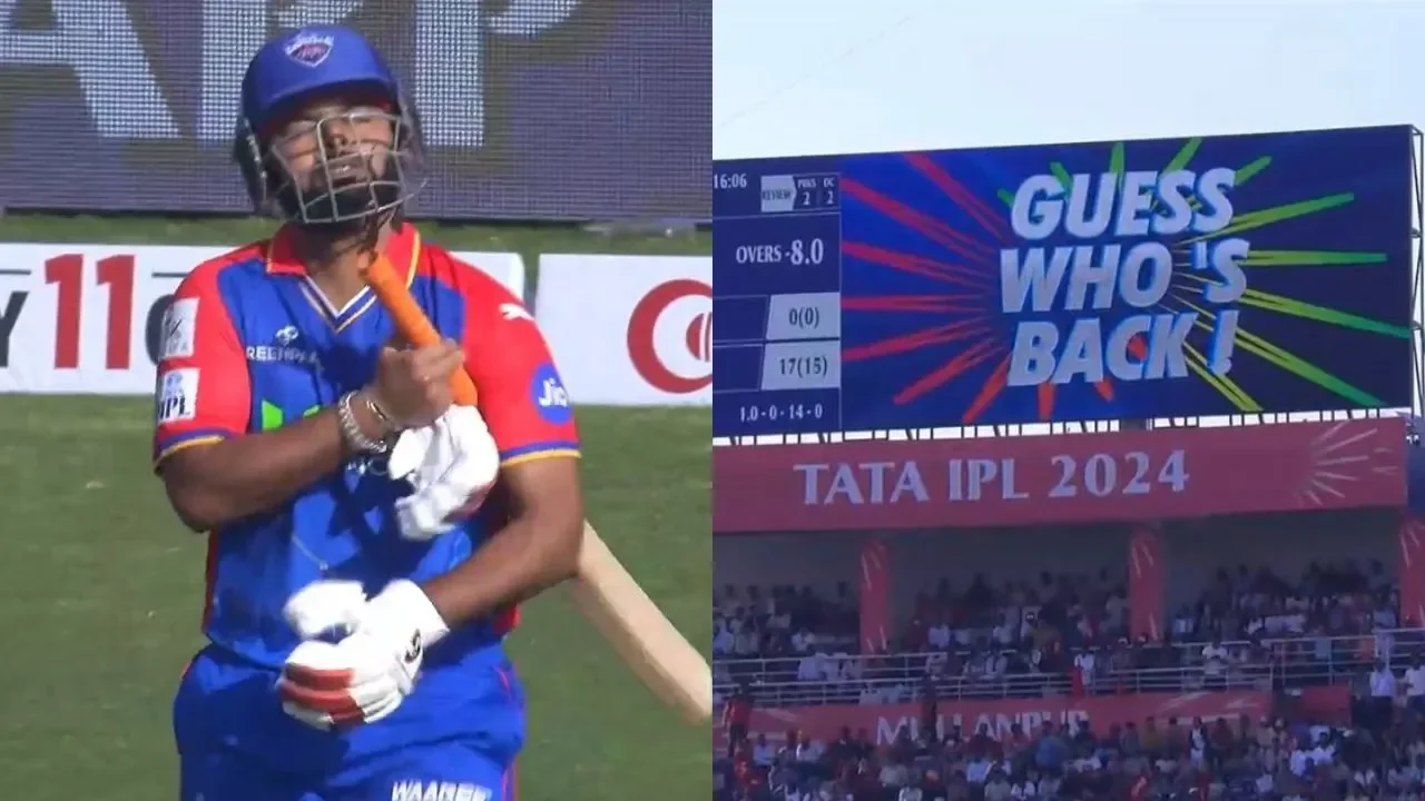 Watch Rishabh Pant receives standing ovation from crowd on his return