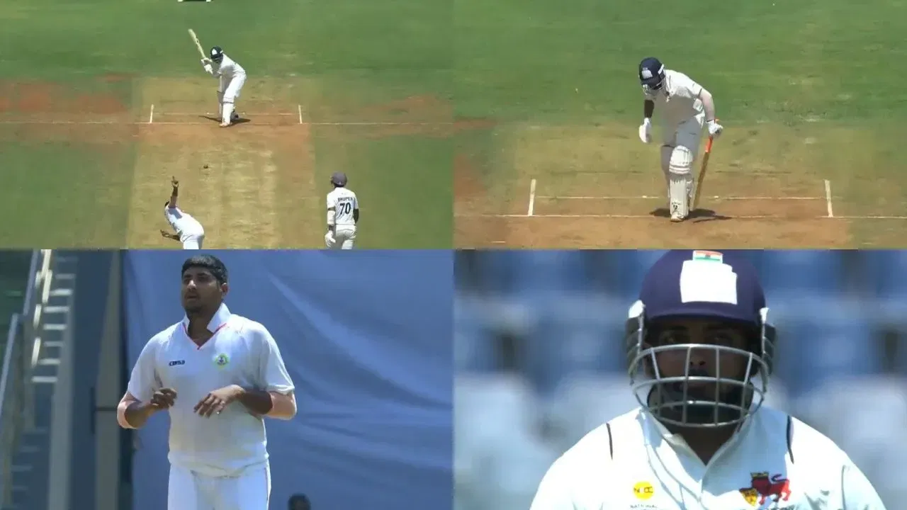 Yash Thakurs brilliant delivery to dismiss Prithvi Shaw