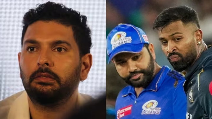 Yuvraj Singh Hardik Pandya Rohit Sharma