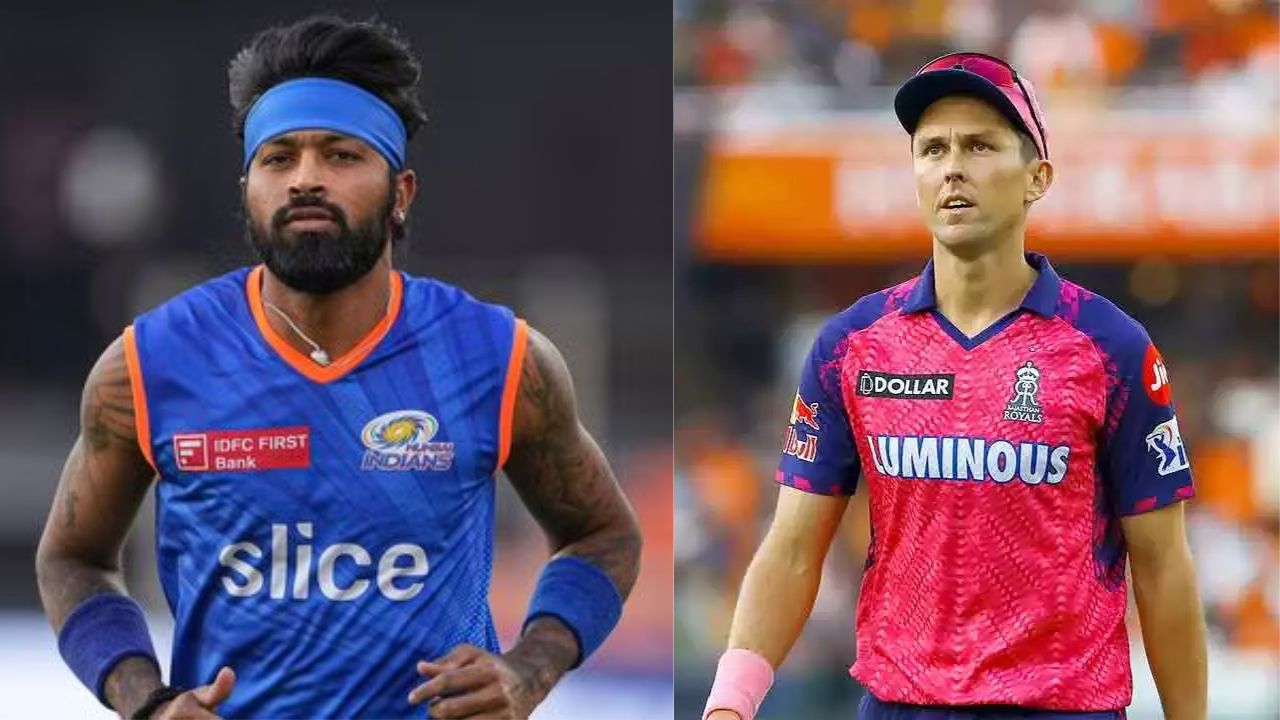 Hardik Pandya and Trent Boult