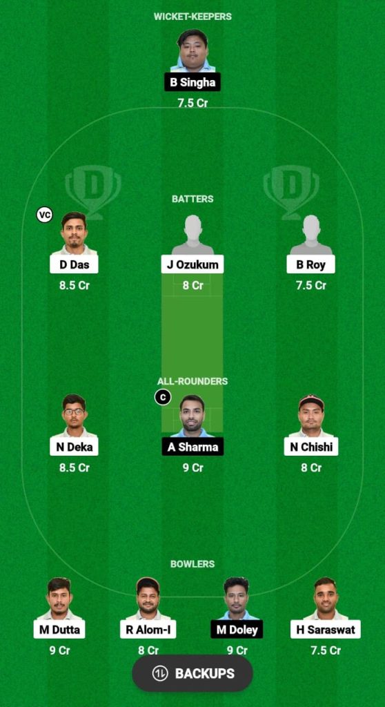 SCC vs SG Dream11 Prediction Fantasy Cricket Tips Dream11 Team Guwahati Premier League T20 