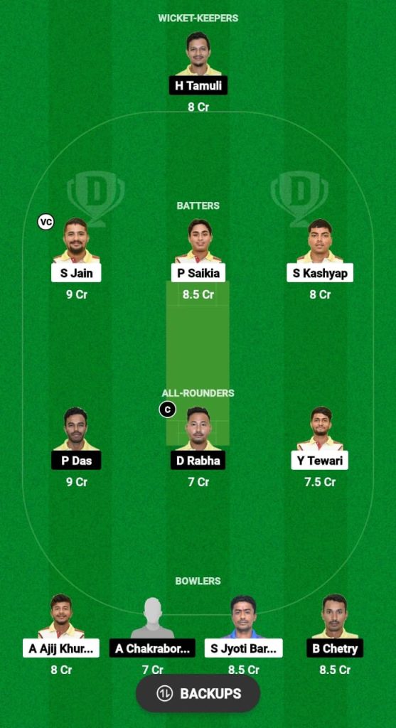 GTC vs NBC Dream11 Prediction Fantasy Cricket Tips Dream11 Team Guwahati Premier League T20 