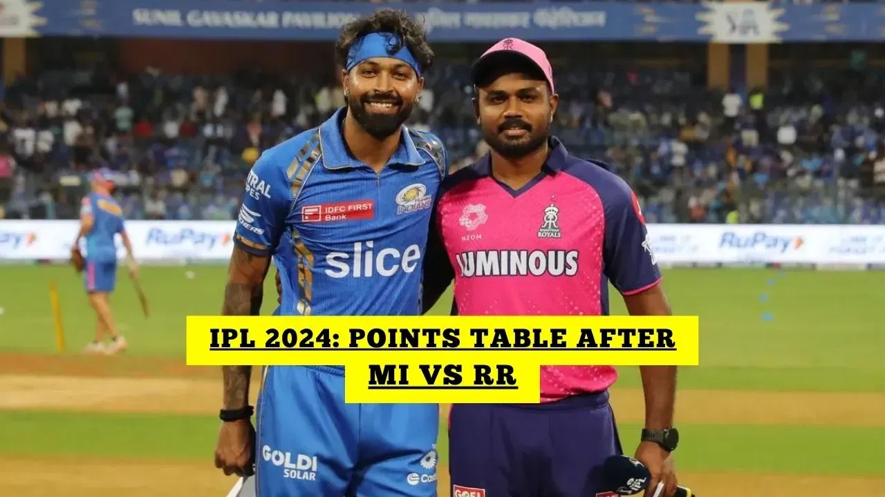 IPL 2024 Points Table After MI VS RR